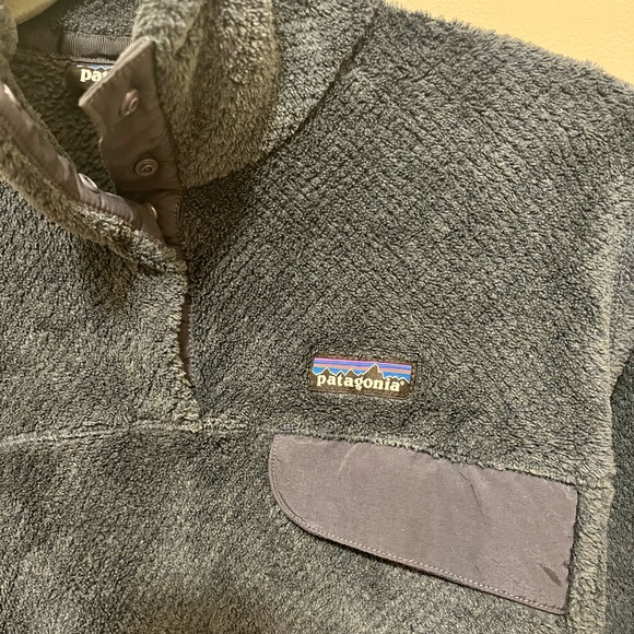 Women's Re-Tool Snap-T® Fleece Pullover (DARK NEW NAVY X-DYE) - Picture 3 of 5